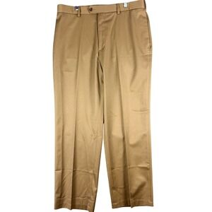 Perry Ellis Portfolio Pants Mens 34x29 Beige Premium Flex Twill Stretch NEW NWT
